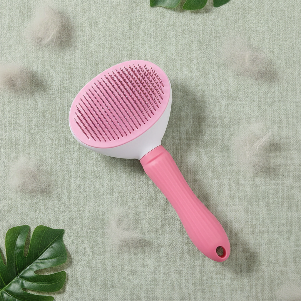 Pink brush lifestyle image